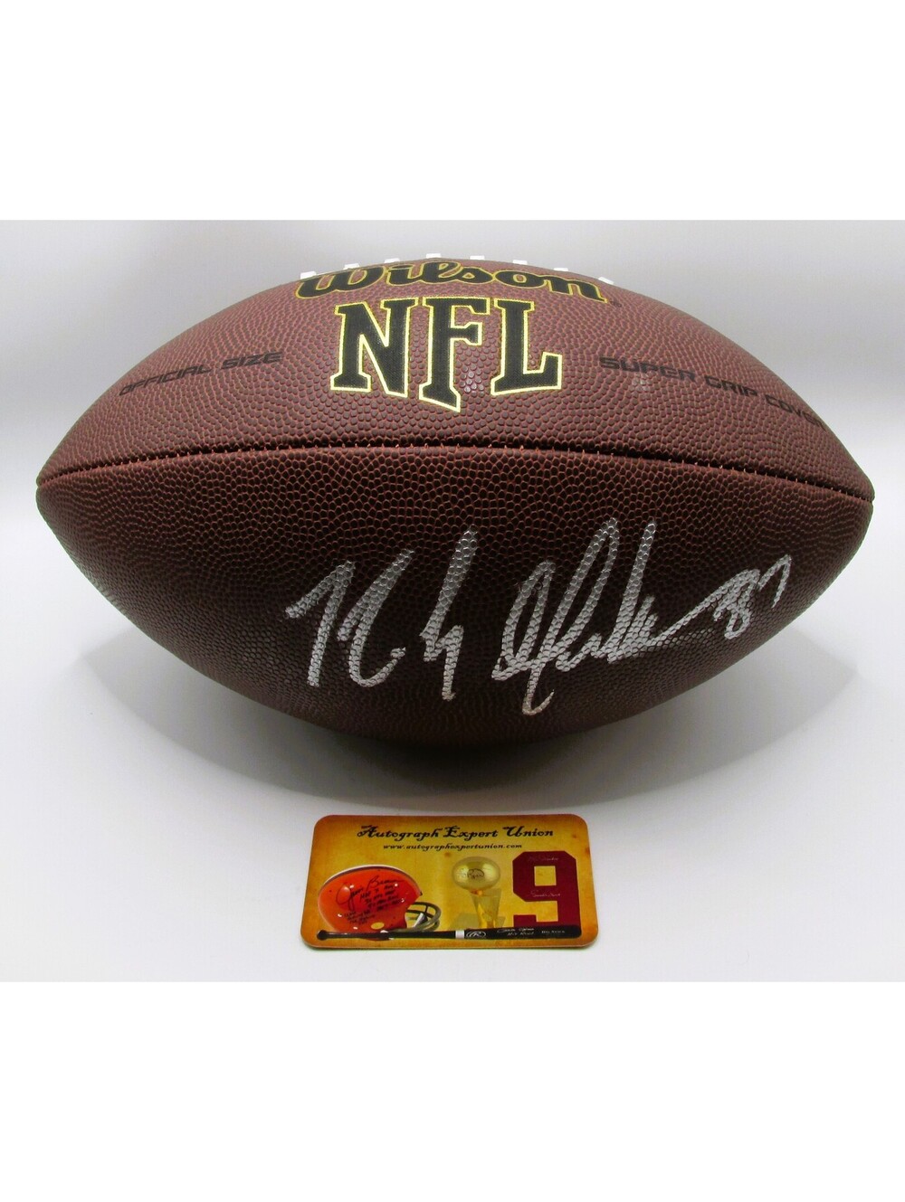 Rob Gronkowski Signed Football With COA (120382)